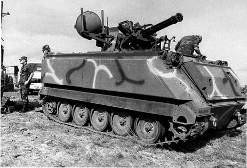 M163 VADS at Fort Bliss