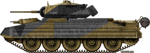 Cruiser VI Crusader Mk.I, late Crusader Mark I late