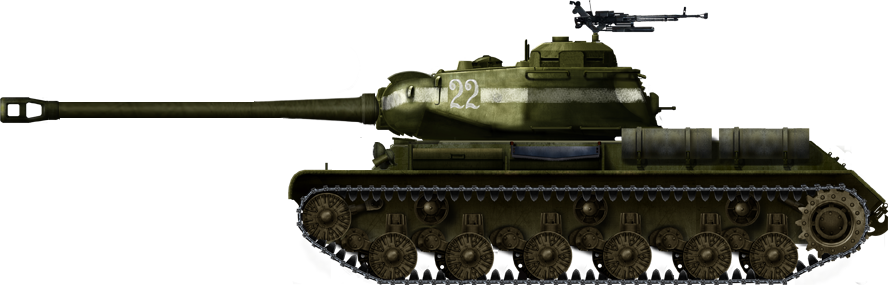 IS-2 IS-2 model 1943, 88th Independent Guards Heavy Tank Regiment, Berlin, April 1945.