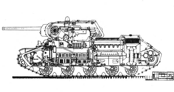 KV-13 cutaway view